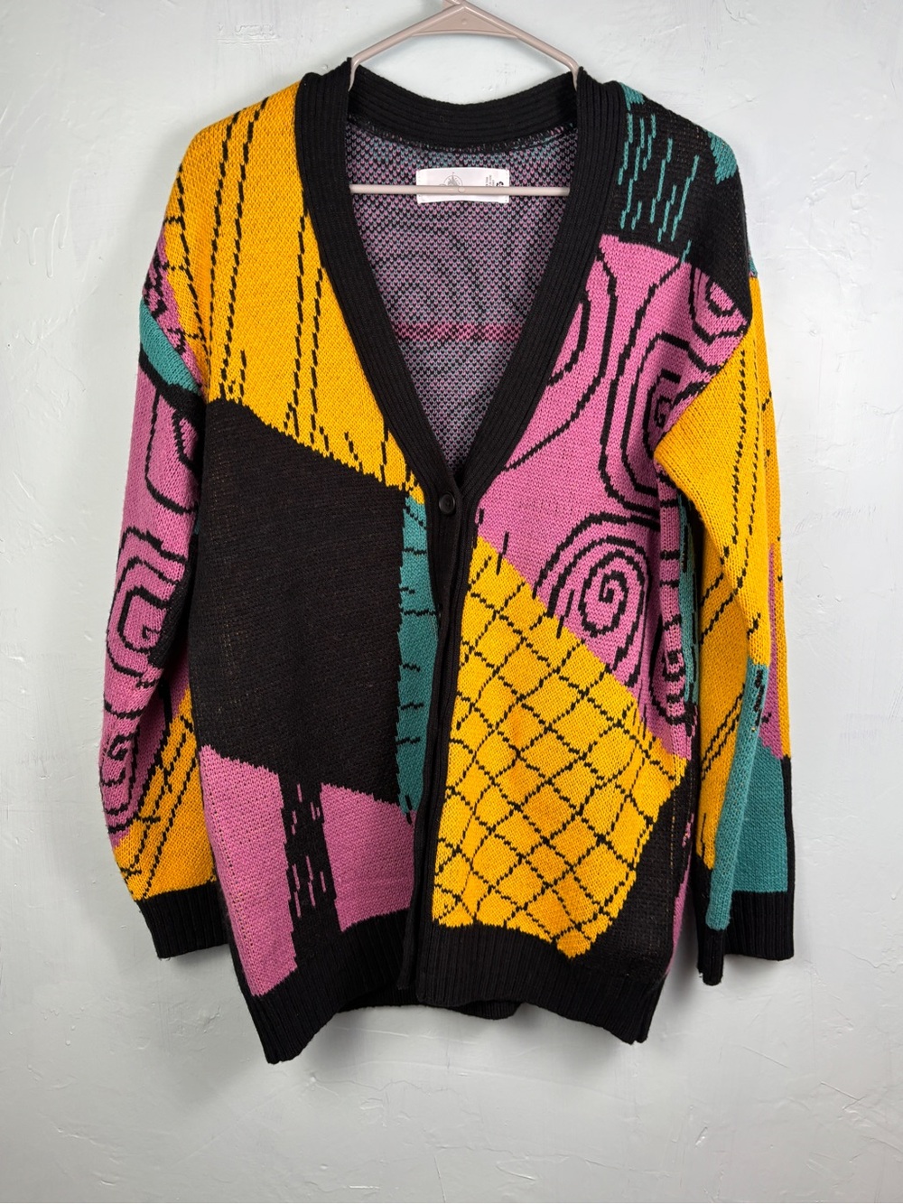 Disney The Nightmare Before Christmas Sally Colorful Cardigan Sweater